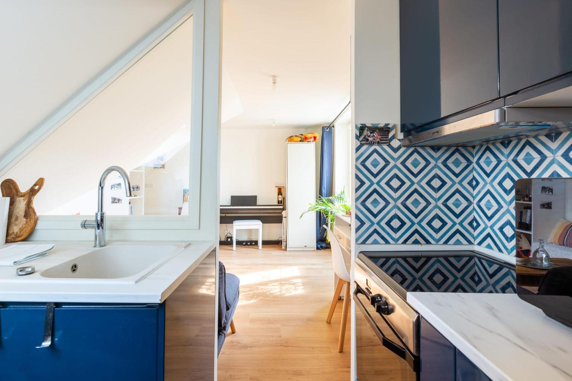 Harmonie Sous Elegance Au Marais Appartement Parijs